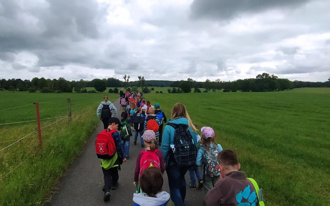 Sternenwanderung der Grundschulen am Sächsischen Wandertag